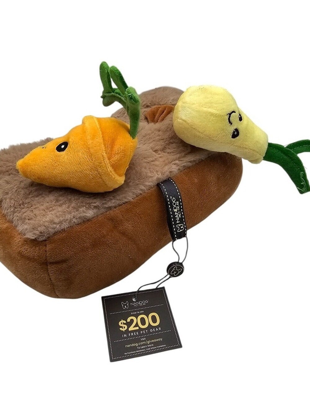 Nandog My BFF Veggies Interactive Dog Toy
